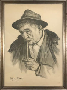 Alfonso Grassi – Uomo con pipa