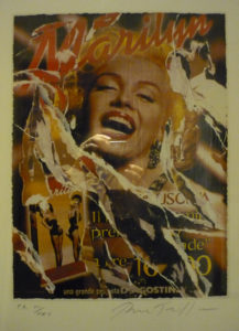 Mimmo Rotella – Marilyn