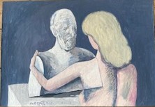 RUFFINI GIULIO – DONNA E STATUA