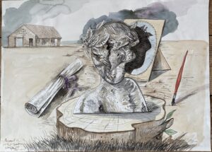 RUFFINI GIULIO – MONUMENTO AL POETA CONTADINO